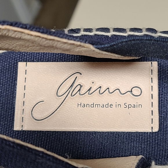 Gaimo Paola Slingback espadrille wedge flats size 39 - Picture 6 of 9